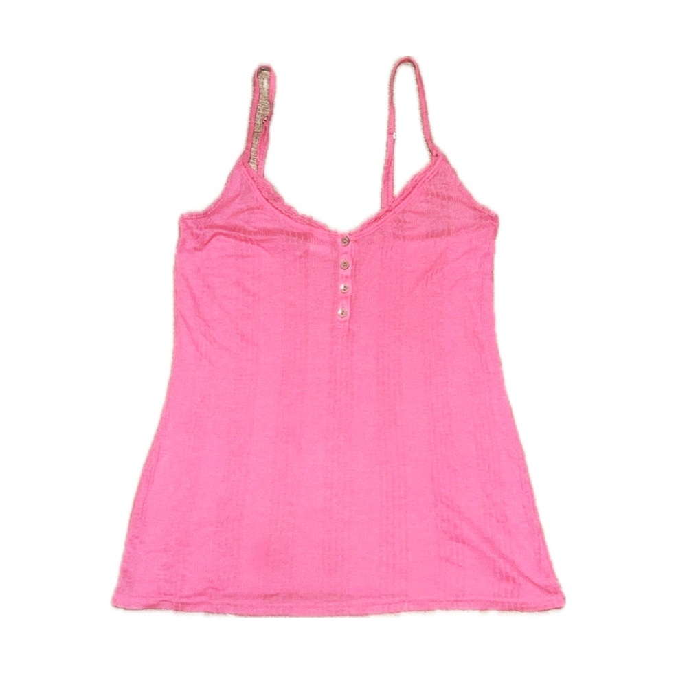 Cute! Victoria Secret Hot Pink PJ Tank Top